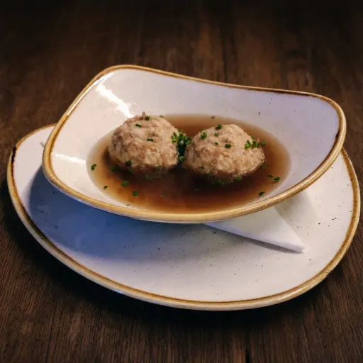 Knödel in der Brühe