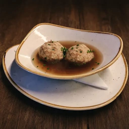 Knödel in der Brühe